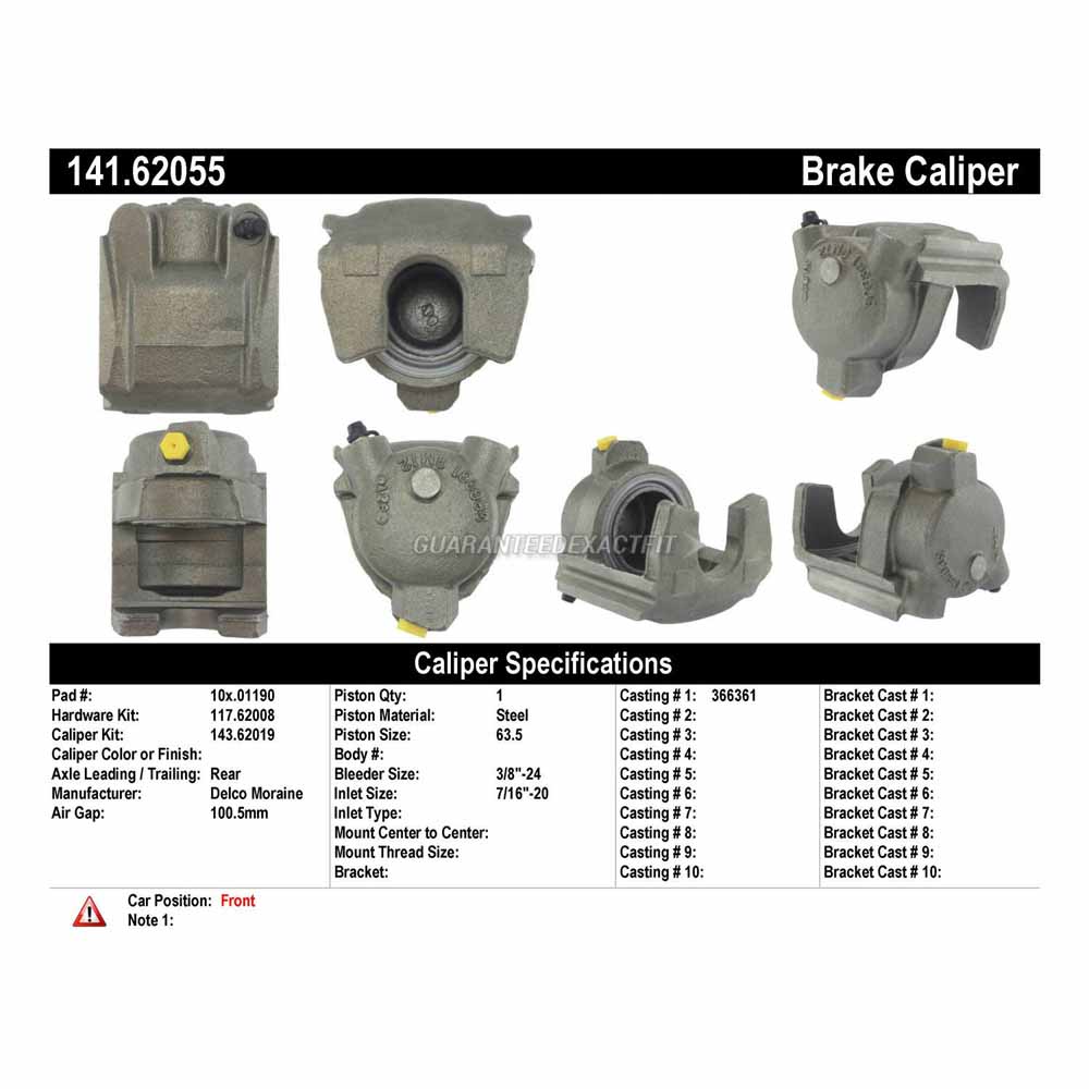 1977 Buick Skyhawk Brake Caliper