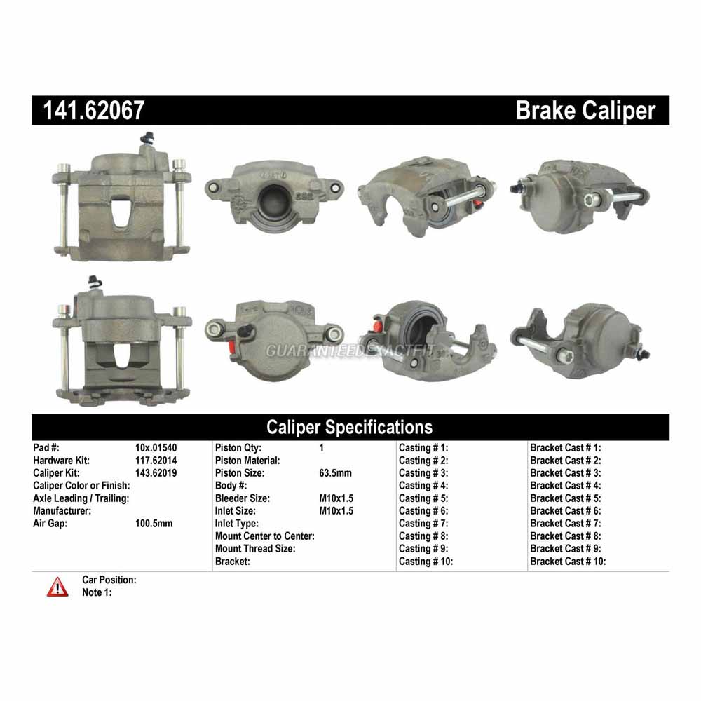1992 Gmc Typhoon Brake Caliper