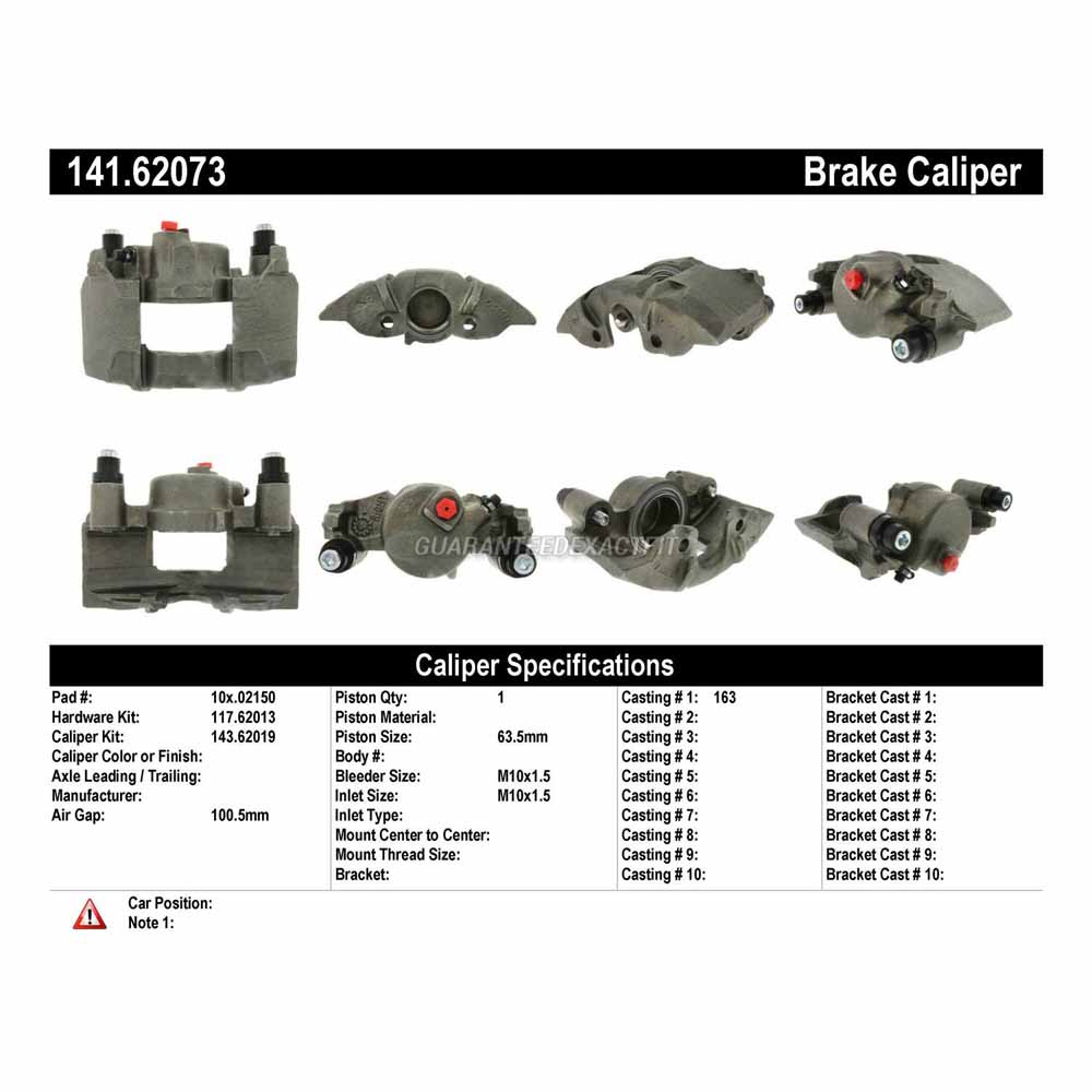 1987 Cadillac Deville Brake Caliper