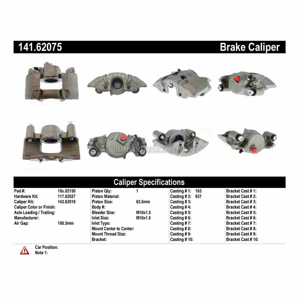 1990 Cadillac Deville Brake Caliper