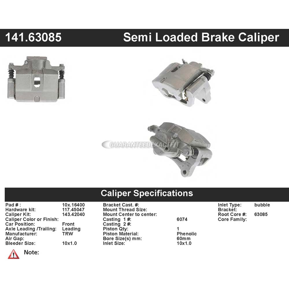 2013 Dodge Dart Brake Caliper
