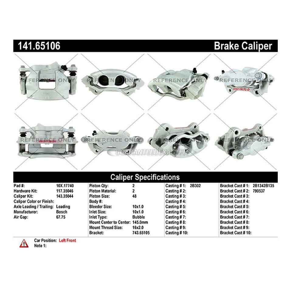 2017 Ford Transit-250 Brake Caliper
