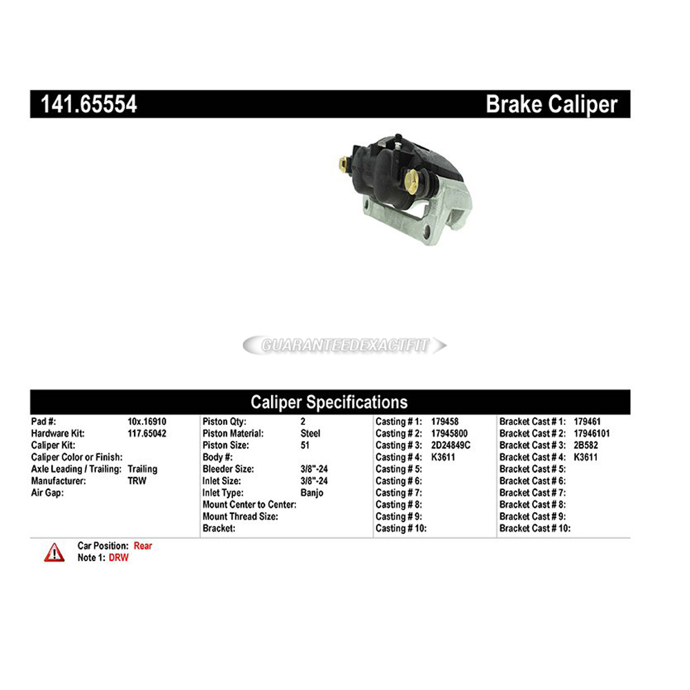 2016 Ford F-450 Super Duty Brake Caliper