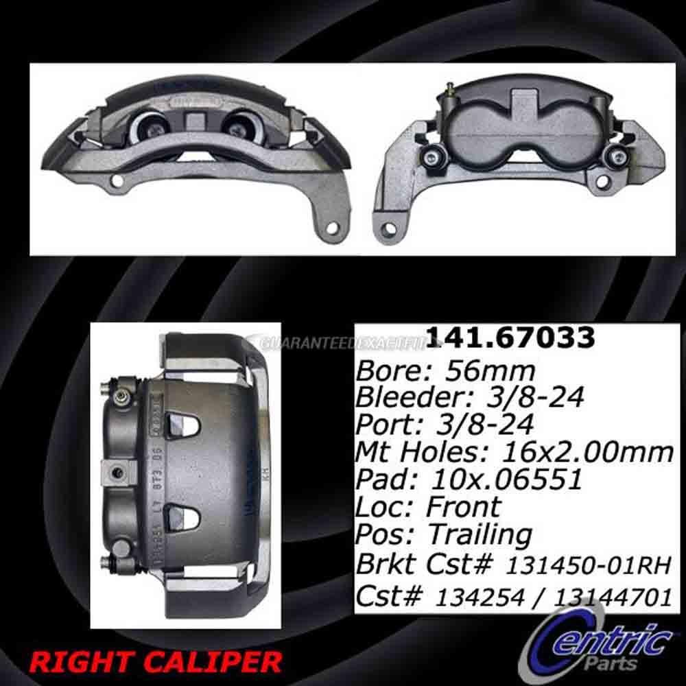 2000 Dodge Ram 2500 Van Brake Caliper