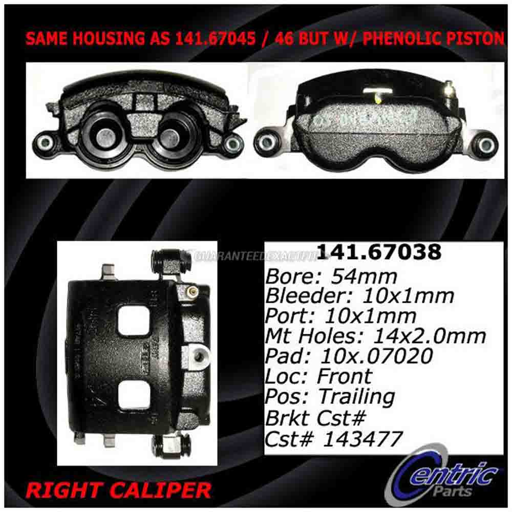 Centric Front Left Brake Caliper For Dodge Durango 2003 | eBay