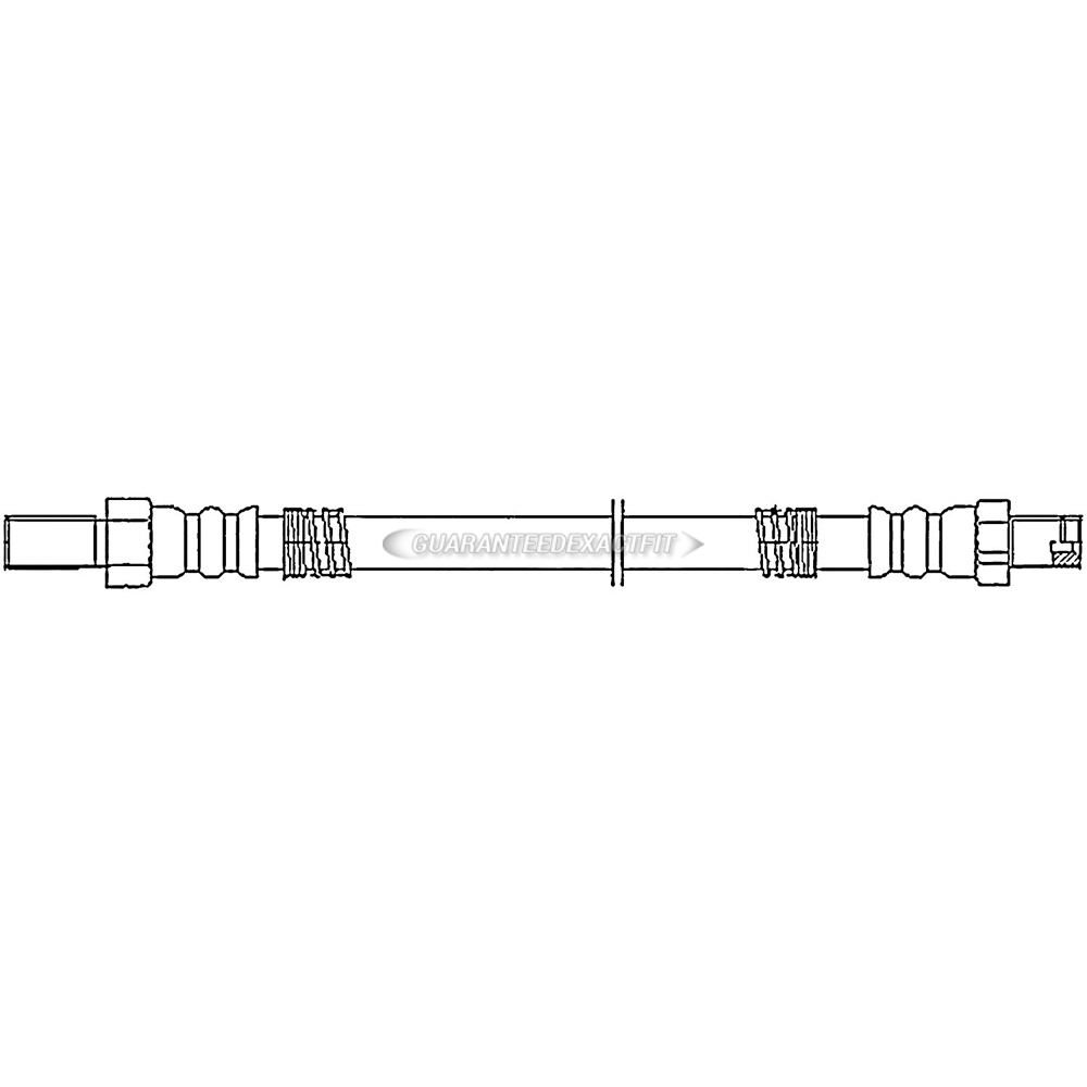 1994 Land Rover Discovery Brake Hydraulic Hose 