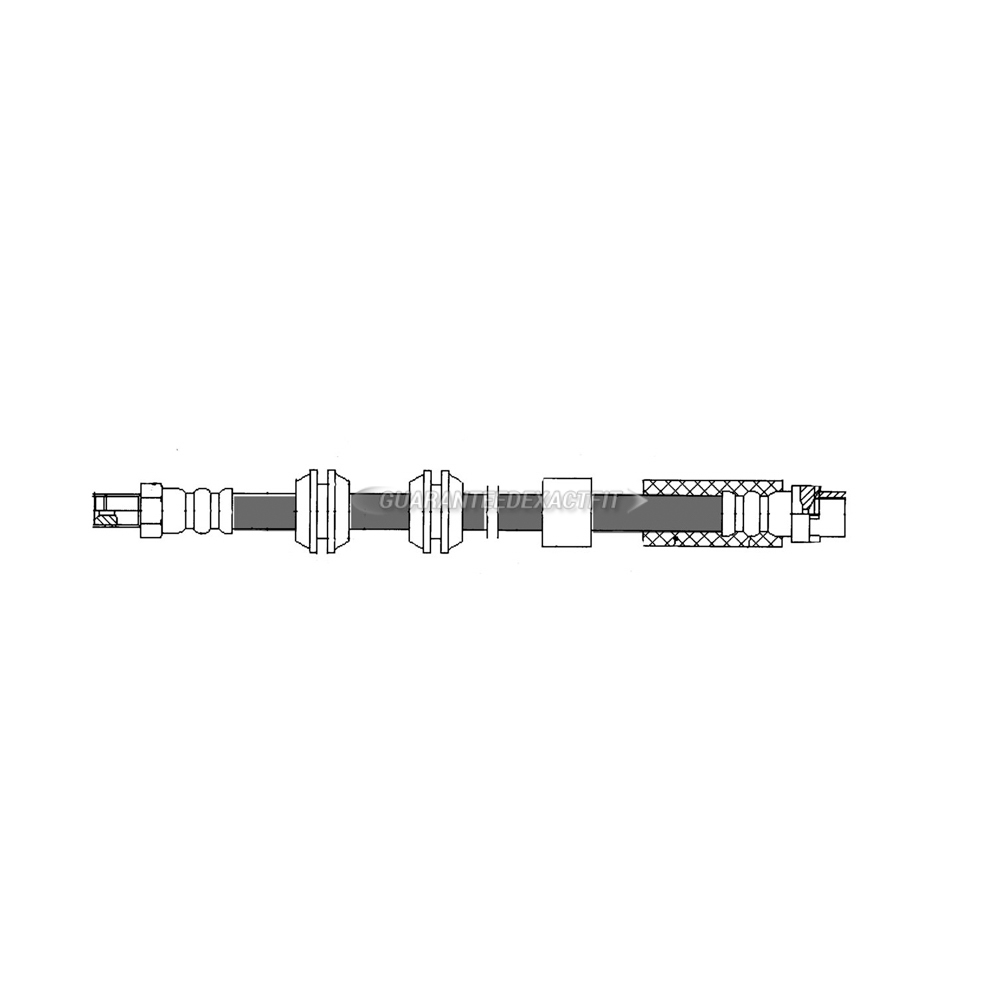 2009 Bmw 135i brake hydraulic hose 