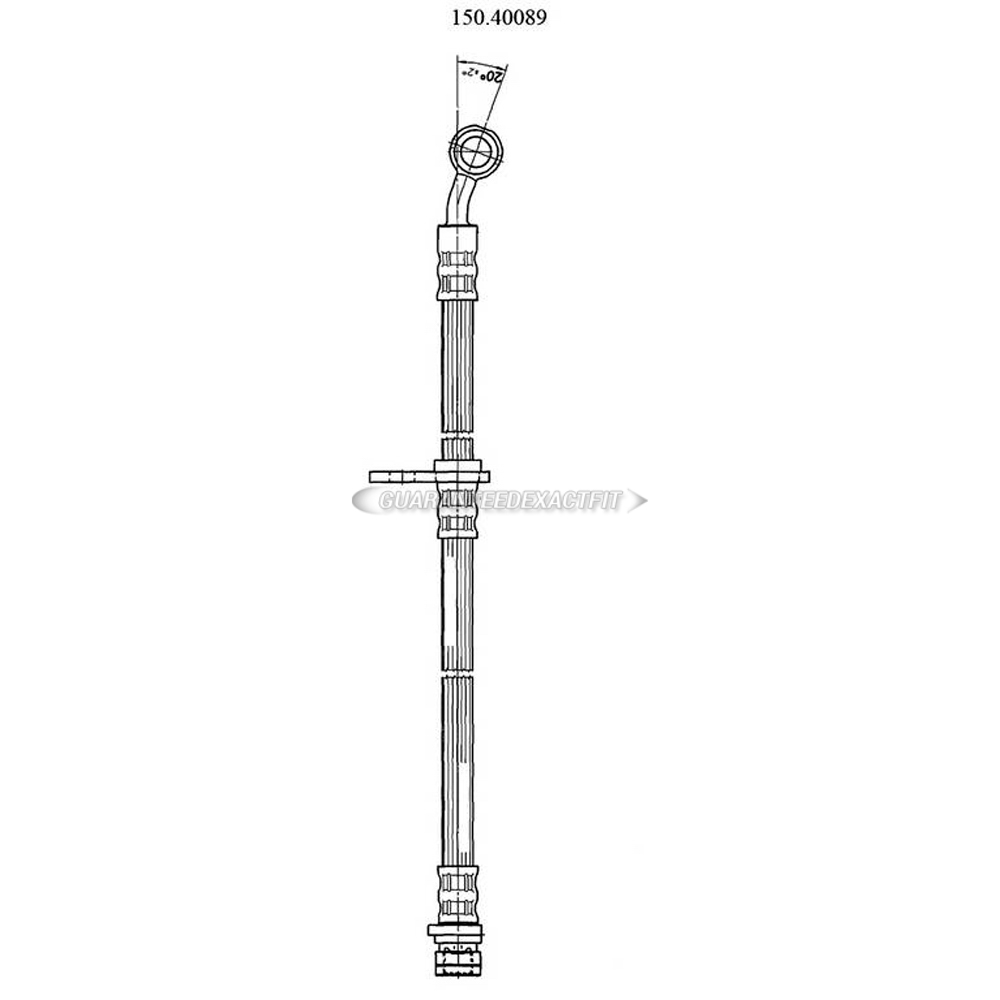 2003 Acura MDX Brake Hydraulic Hose 