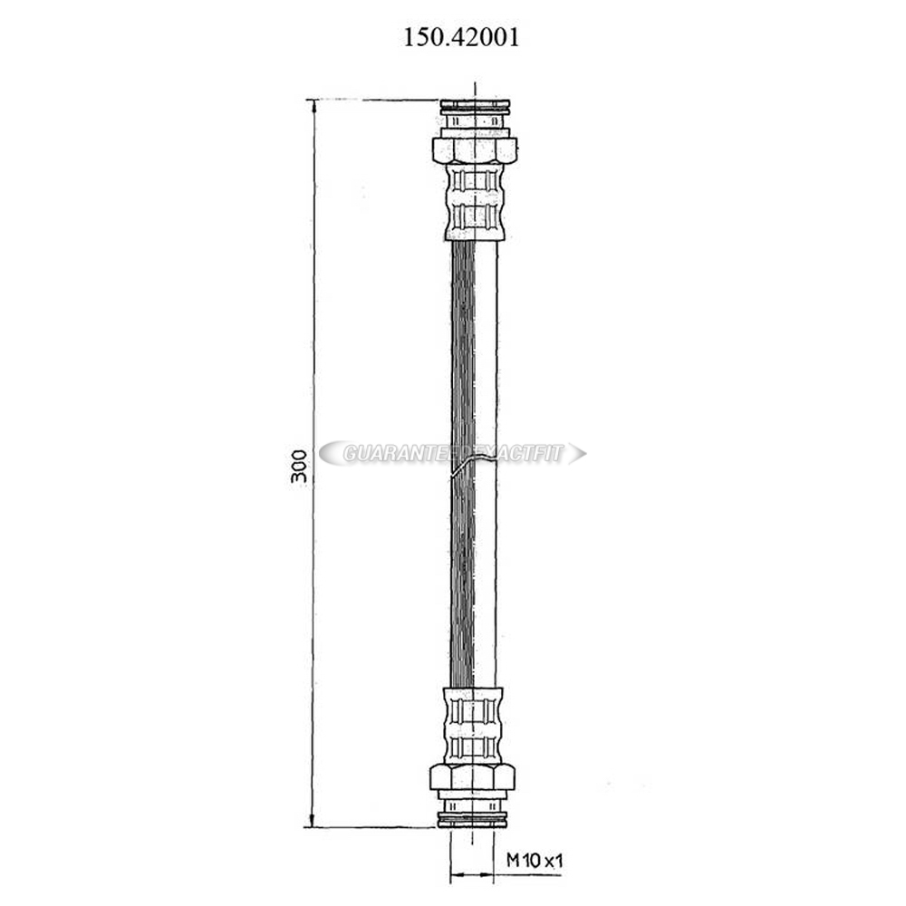 1983 Nissan 200sx brake hydraulic hose 