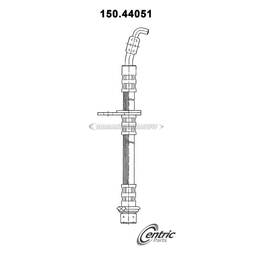 1998 Chevrolet Prizm Brake Hydraulic Hose 