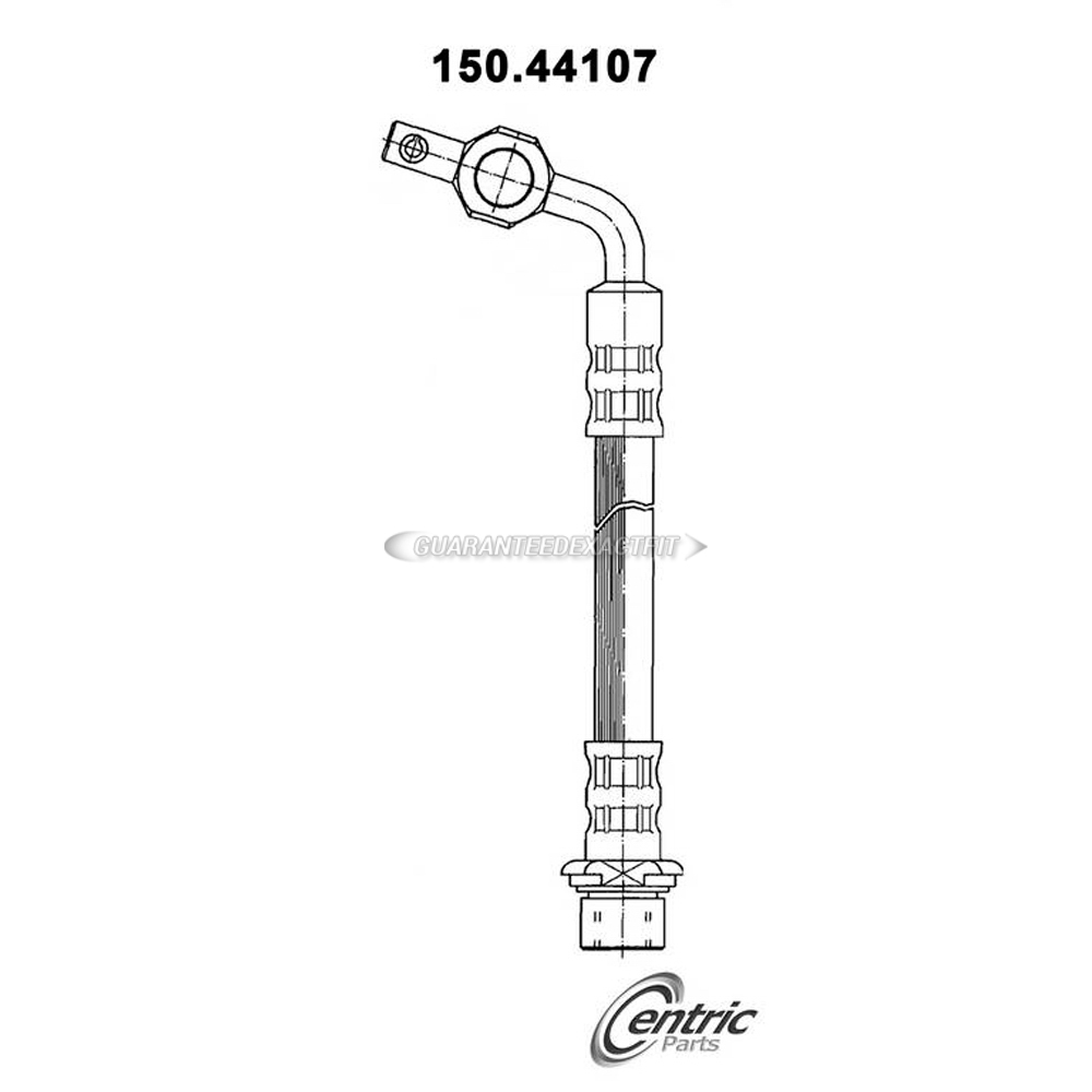 1996 Lexus Lx450 brake hydraulic hose