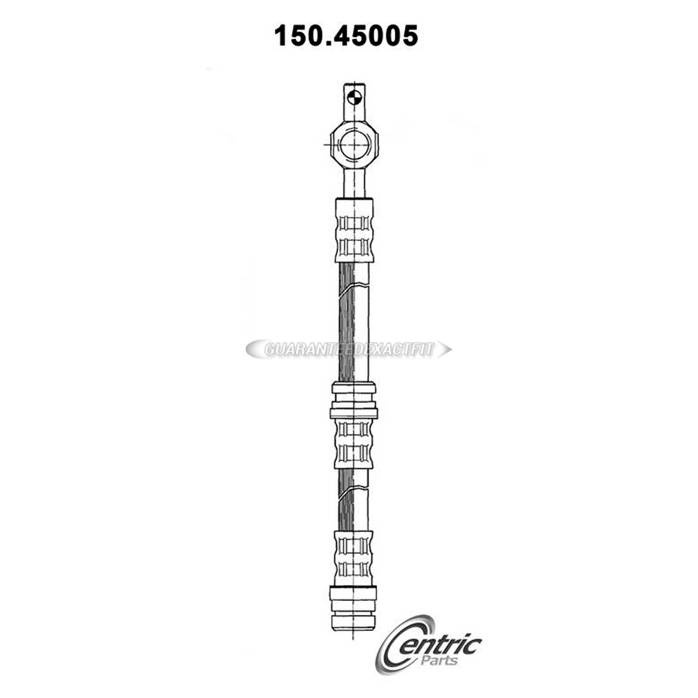 1989 Mazda Mx-6 Brake Hydraulic Hose 