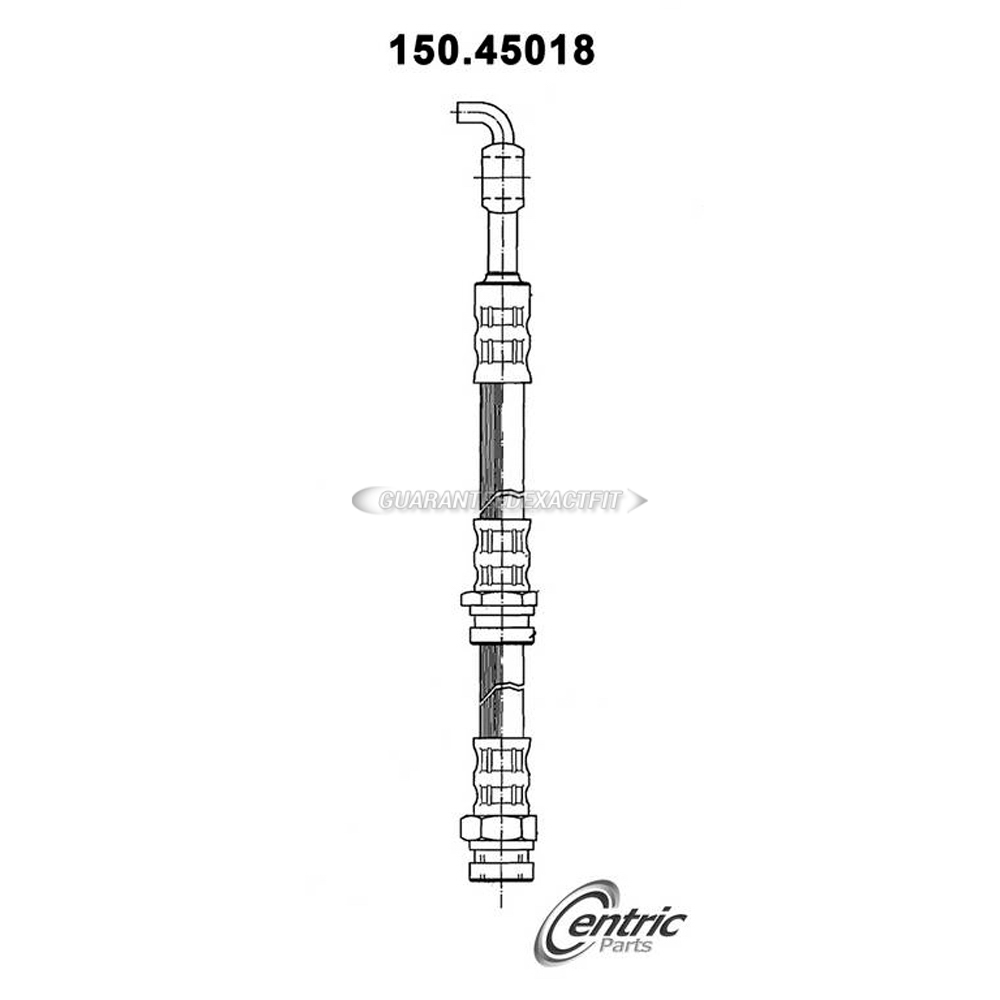 1991 Mazda b2600 brake hydraulic hose 