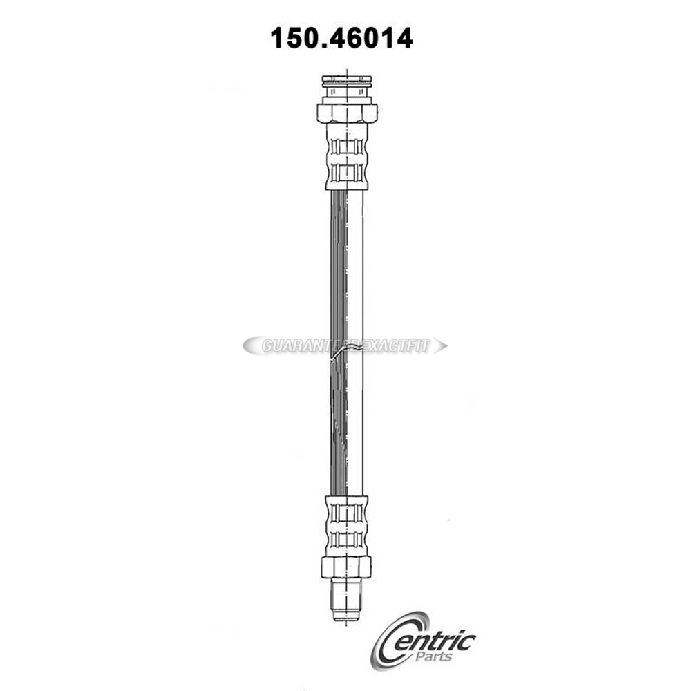 1990 Mitsubishi sigma brake hydraulic hose