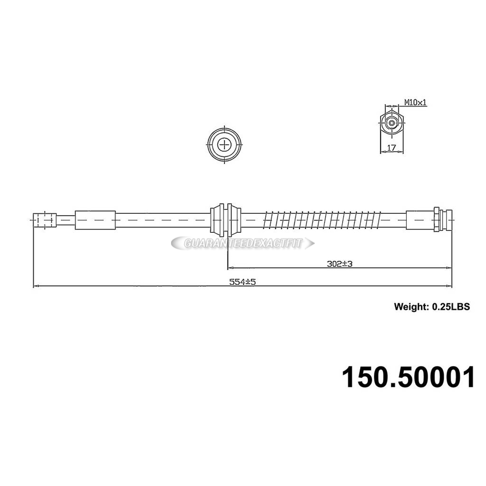 Kia Sedona Brake Hydraulic Hose
