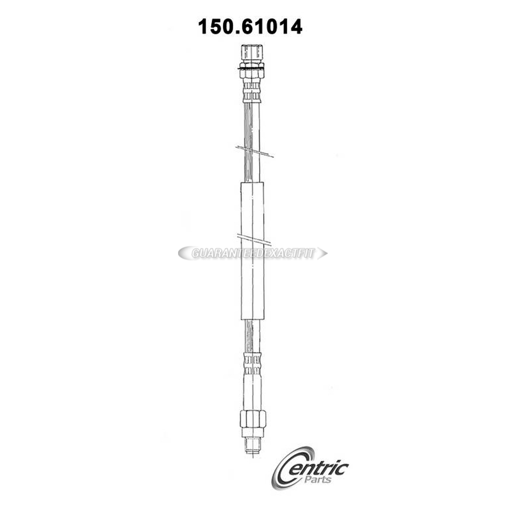 1977 Lincoln Mark V brake hydraulic hose 