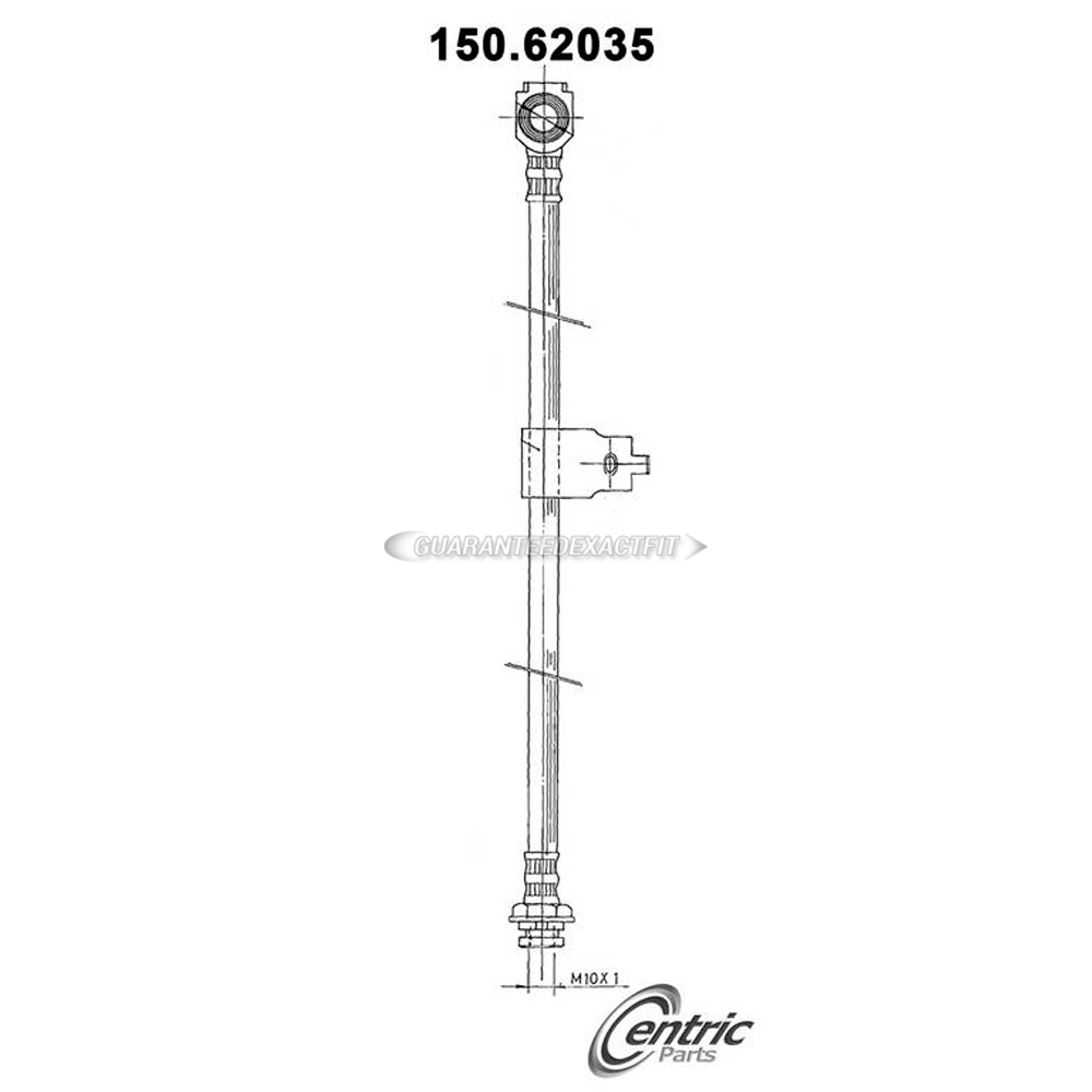 1980 Chevrolet Citation Brake Hydraulic Hose 