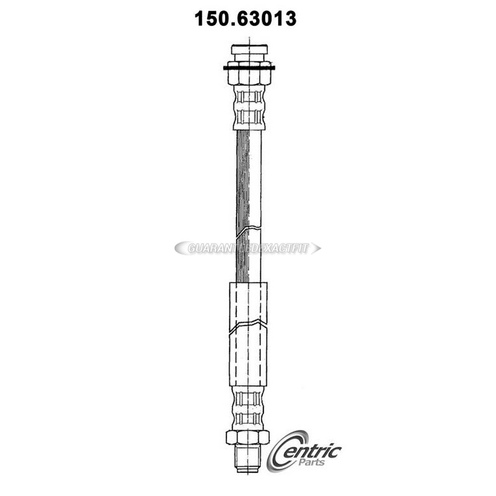 1978 Amc Concord Brake Hydraulic Hose 