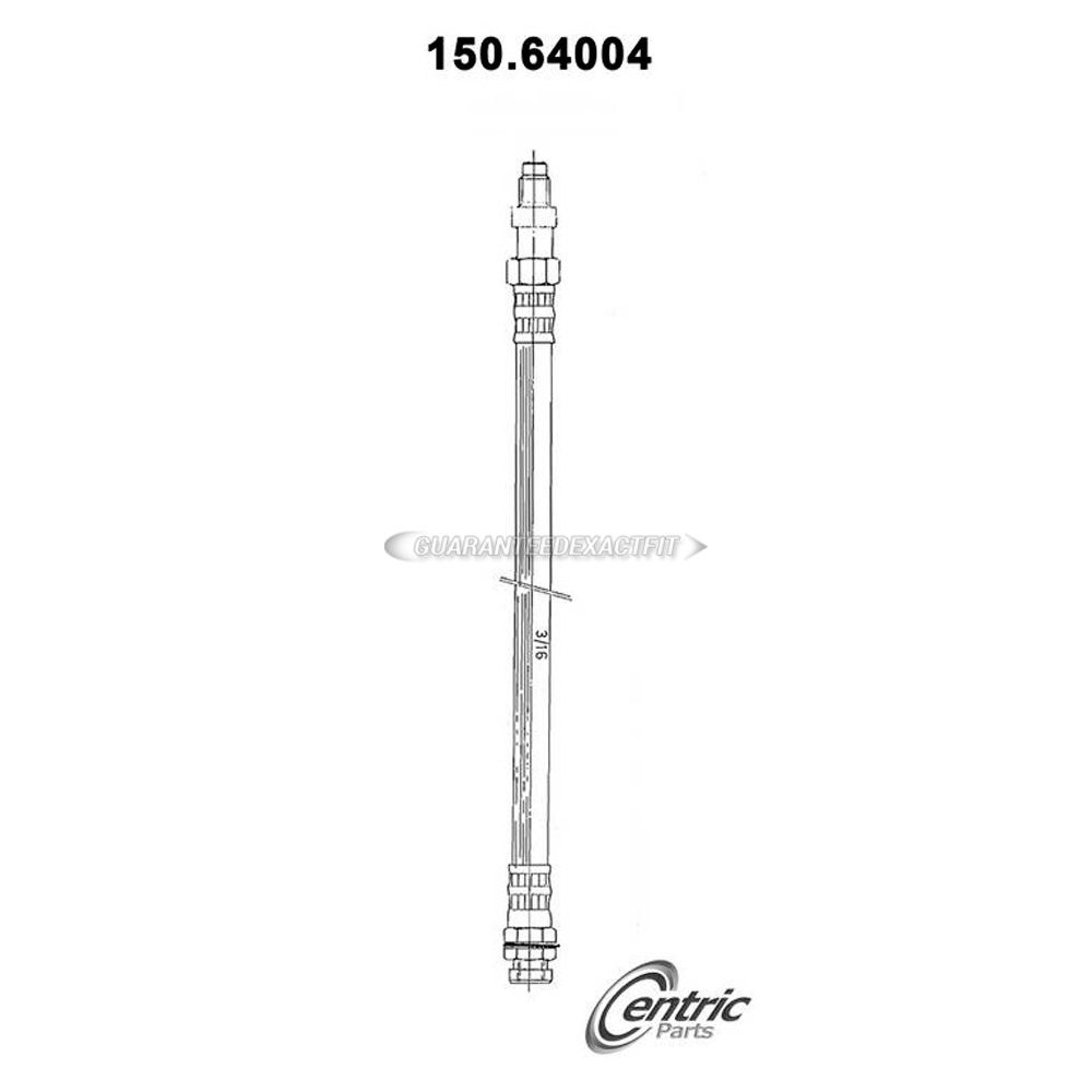 Buick skylark brake hydraulic hose