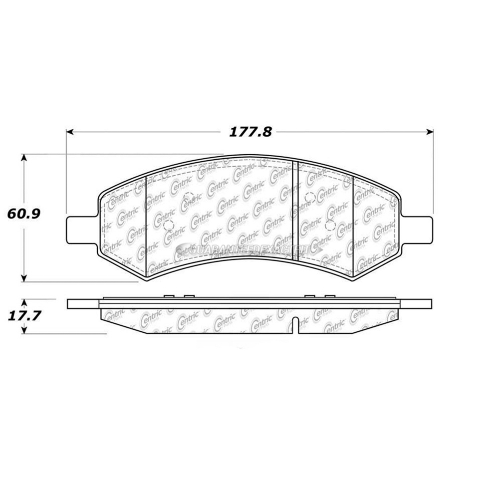 2015 Ram 1500 Brake Pad Set