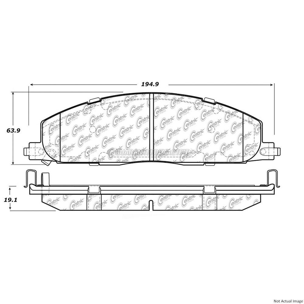 2015 Ram 2500 Brake Pad Set