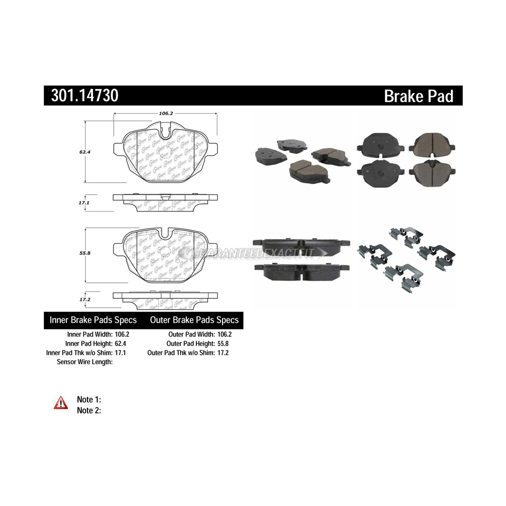 Bmw i8 brake pad set