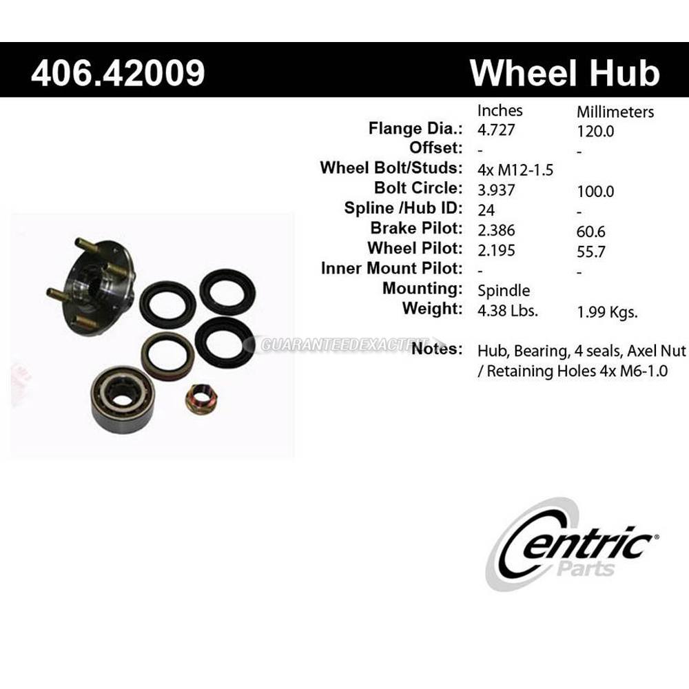  Unknown unknown axle bearing and hub assembly repair kit 