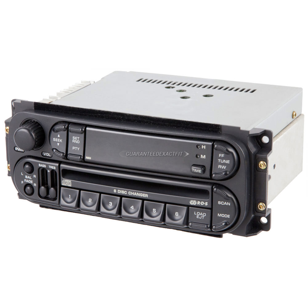 2003 Dodge Ram Trucks Radio or CD Player Radio 6CD With Face Code RBQ