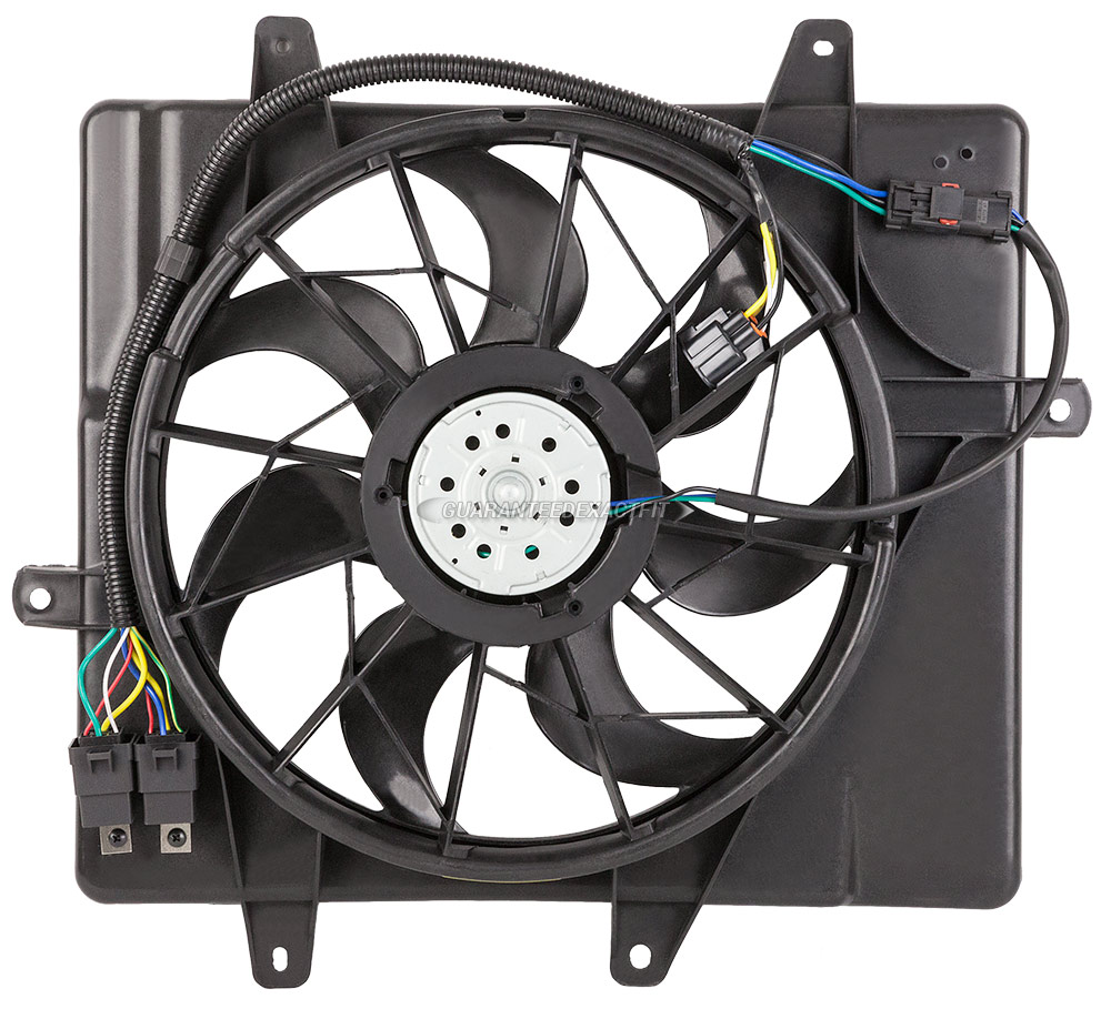 2006 Chrysler PT Cruiser Cooling Fan Assembly Radiator Side 2.4L
