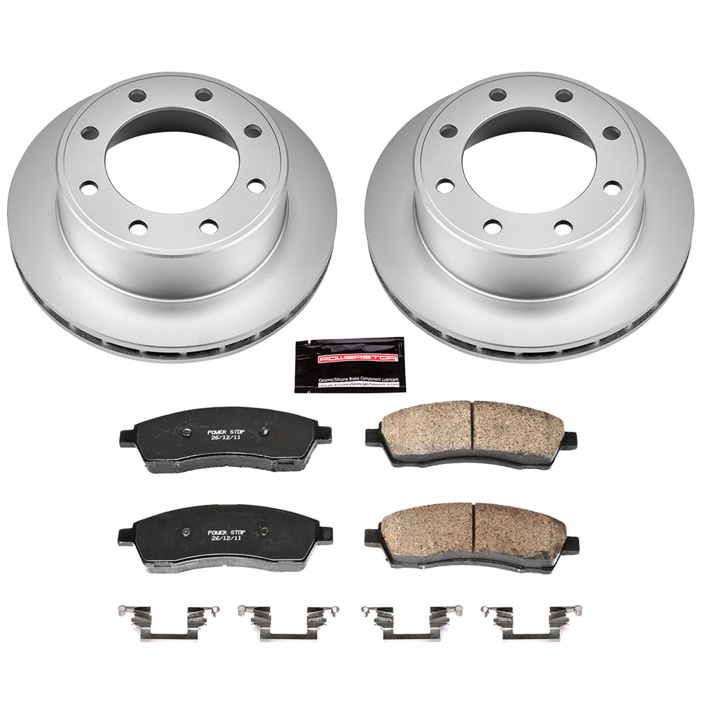 Ford excursion performance disc brake pad and rotor kit