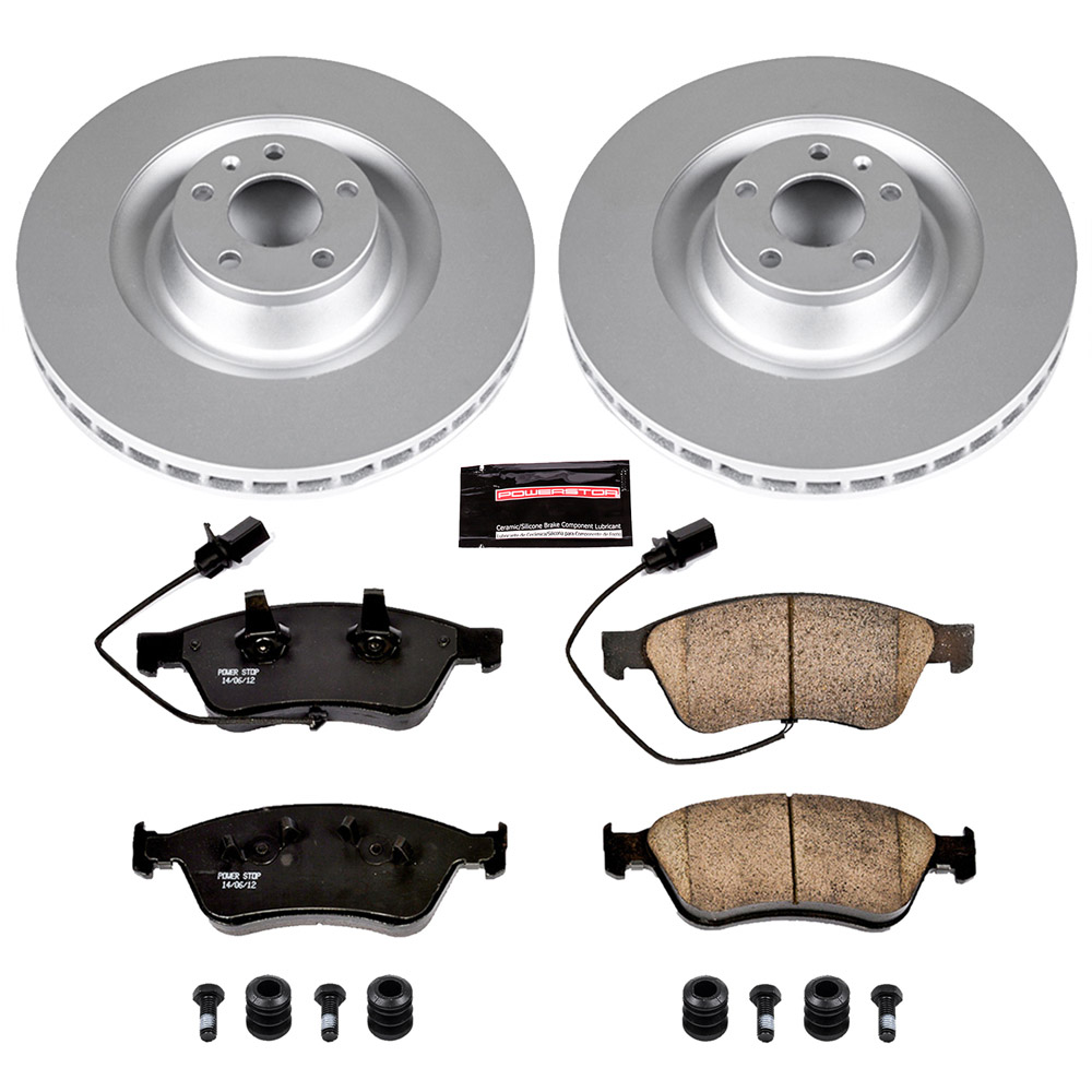 Audi s8 performance disc brake pad and rotor kit