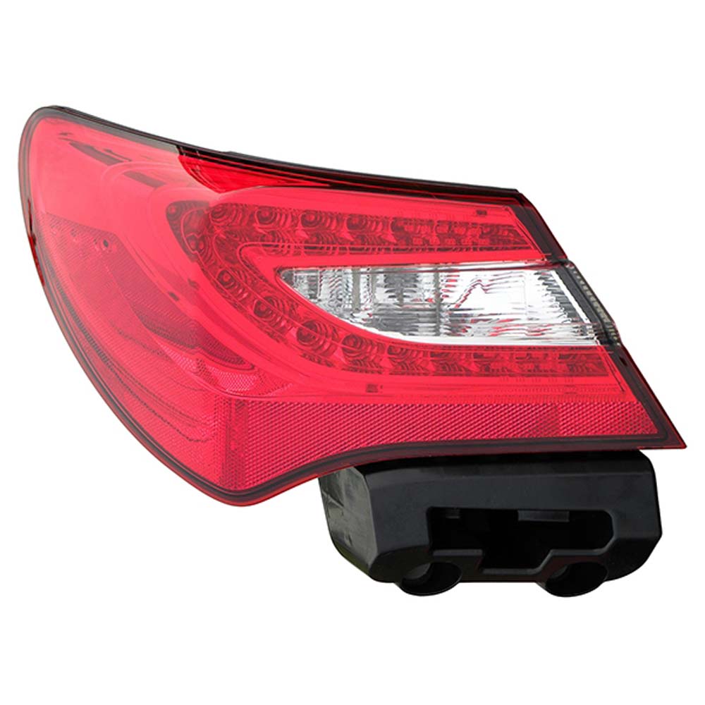 2012 Chrysler 200 Tail Light Assembly Pair