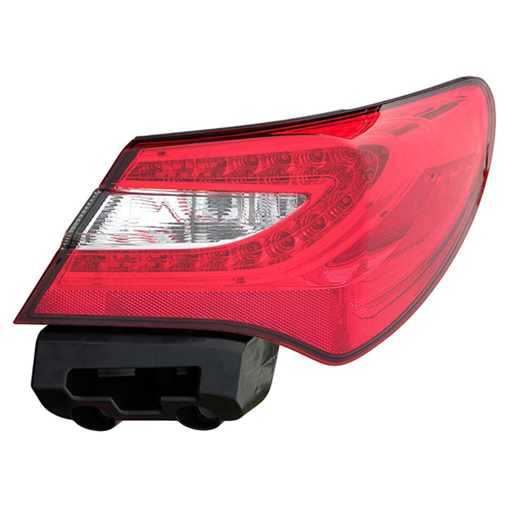 2012 Chrysler 200 Tail Light Assembly Pair