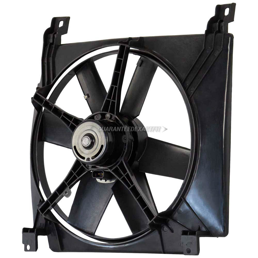 Chevrolet corsica cooling fan assembly