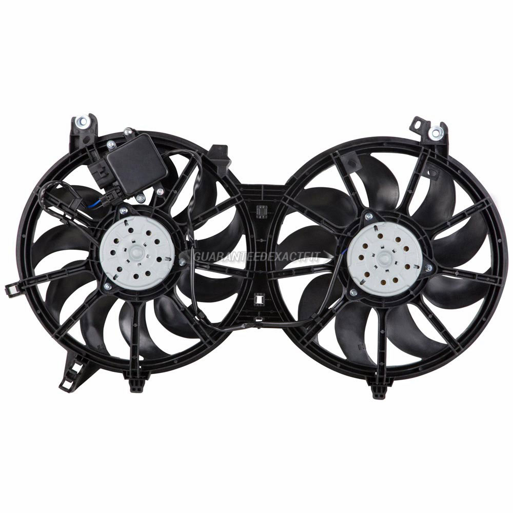 2007 Infiniti G35 Cooling Fan Assembly Dual Fan Assembly 3.5L VQ35HR