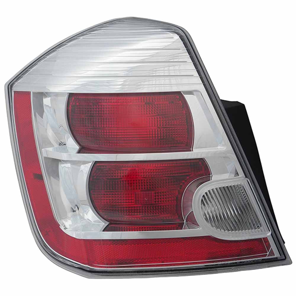 2012 Nissan Sentra Tail Light Assembly Pair