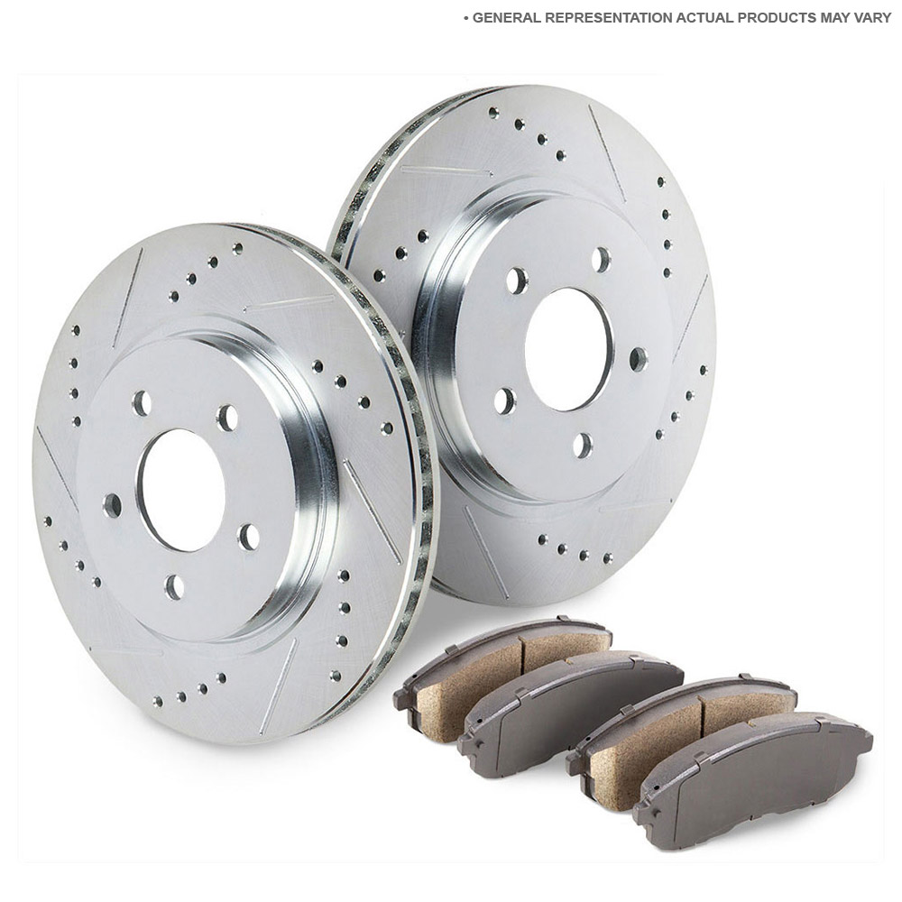 Audi A4 Performance Disc Brake Pad and Rotor Kit