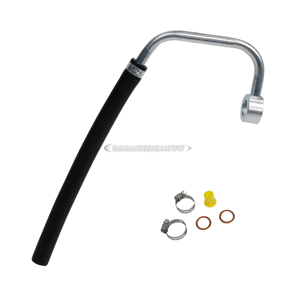  Audi 100 Quattro power steering return line hose assembly 