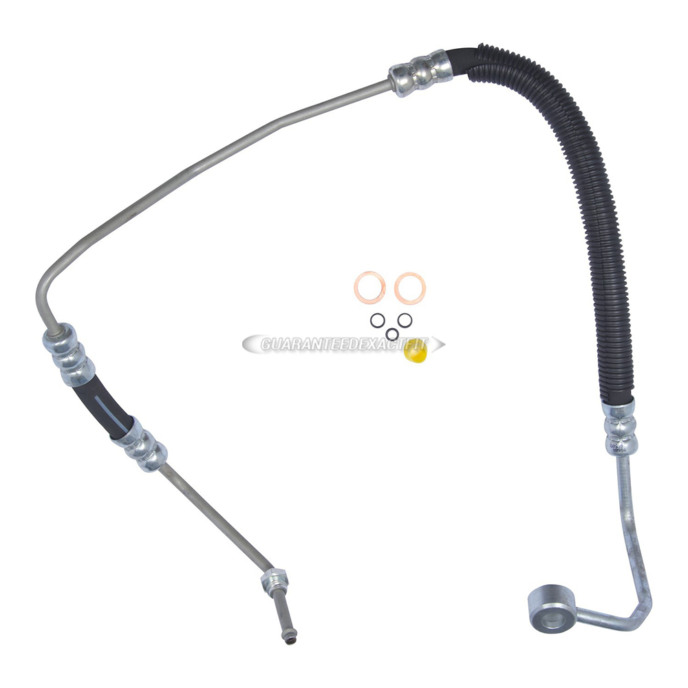 1987 Hyundai Excel Power Steering Pressure Line Hose Assembly