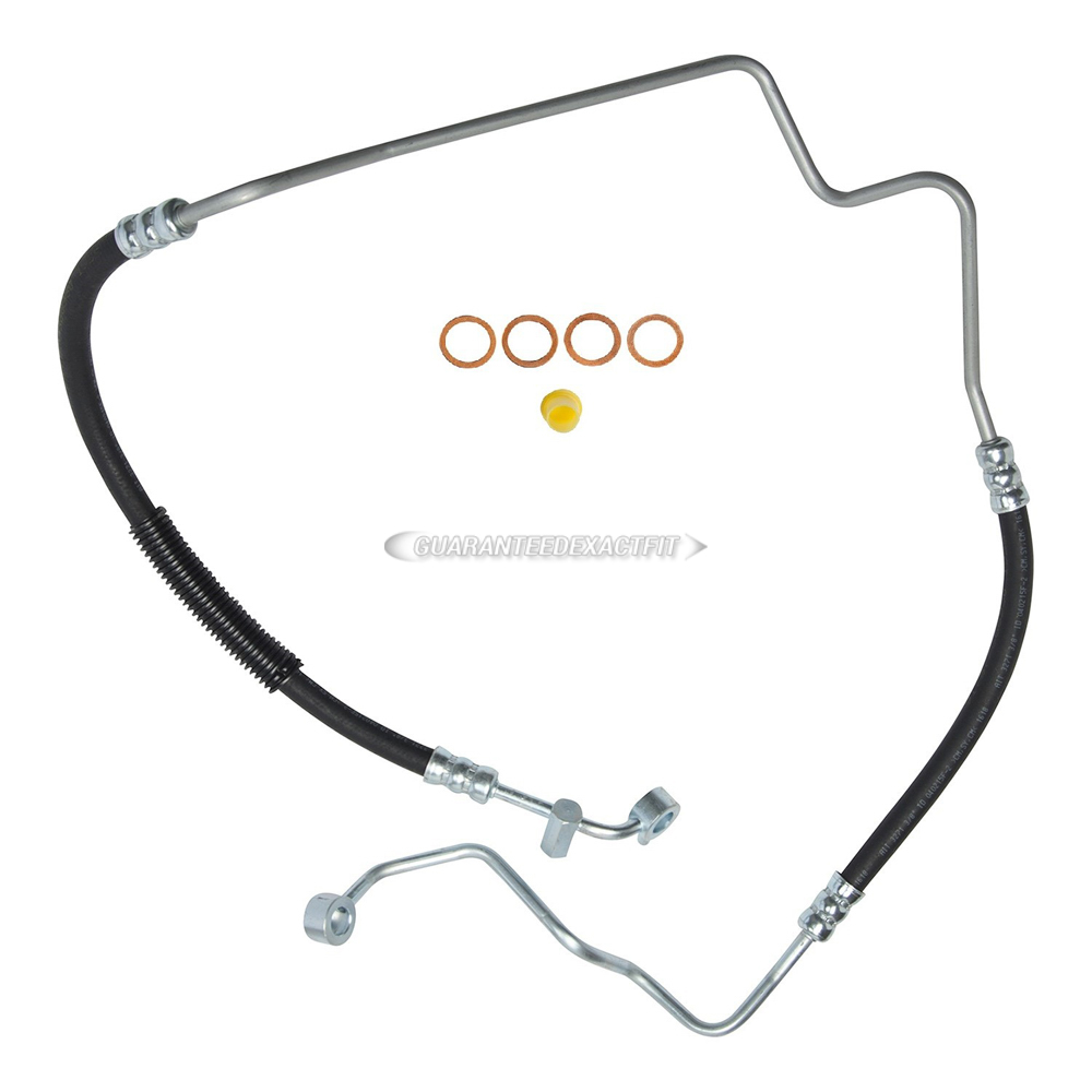 1992 Nissan D21 Power Steering Pressure Line Hose Assembly