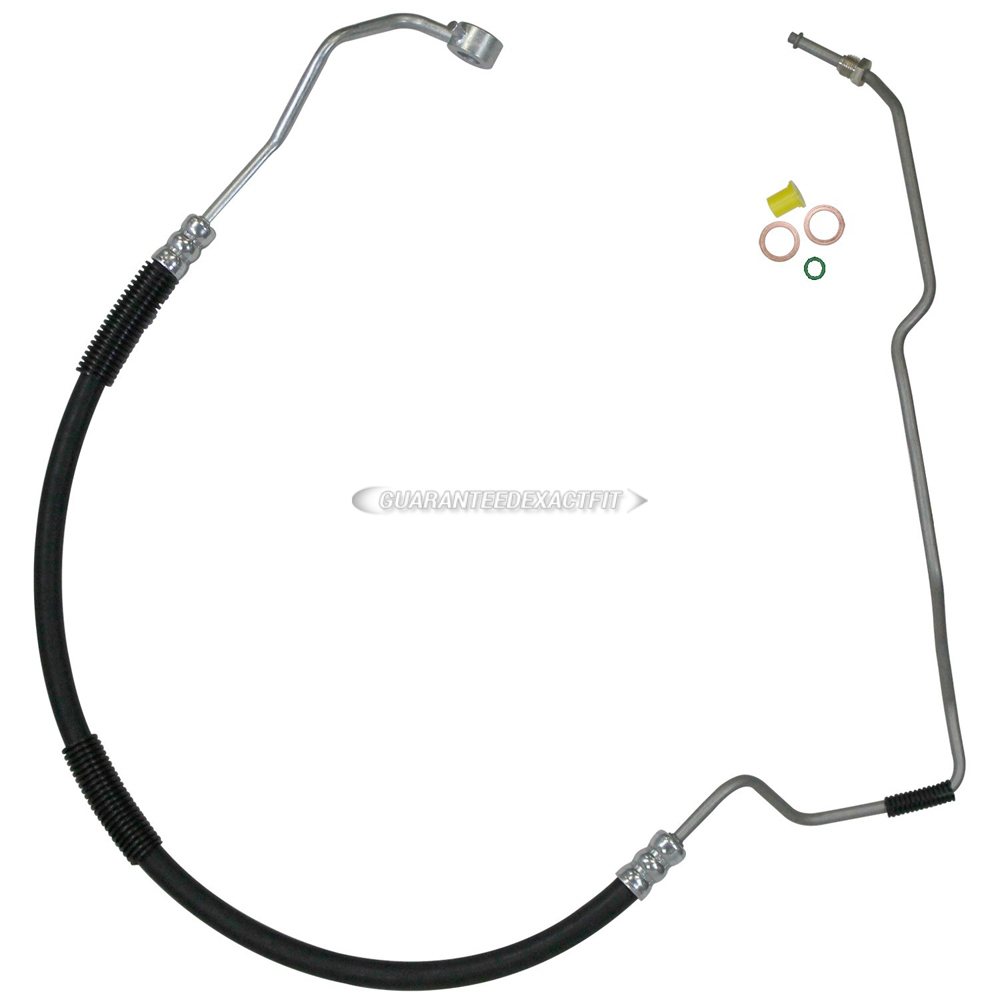 2007 Kia Rio Power Steering Pressure Line Hose Assembly