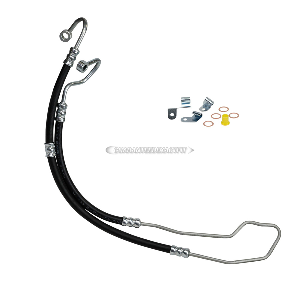 Edelmann 92743 Power Steering Pressure Line Hose Assembly + Cross