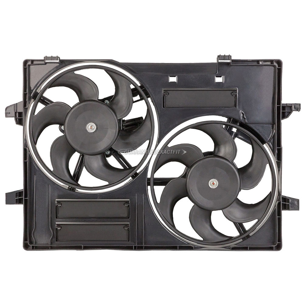 2004 Jaguar XType Cooling Fan Assembly Radiator Side 2.5L Models 19