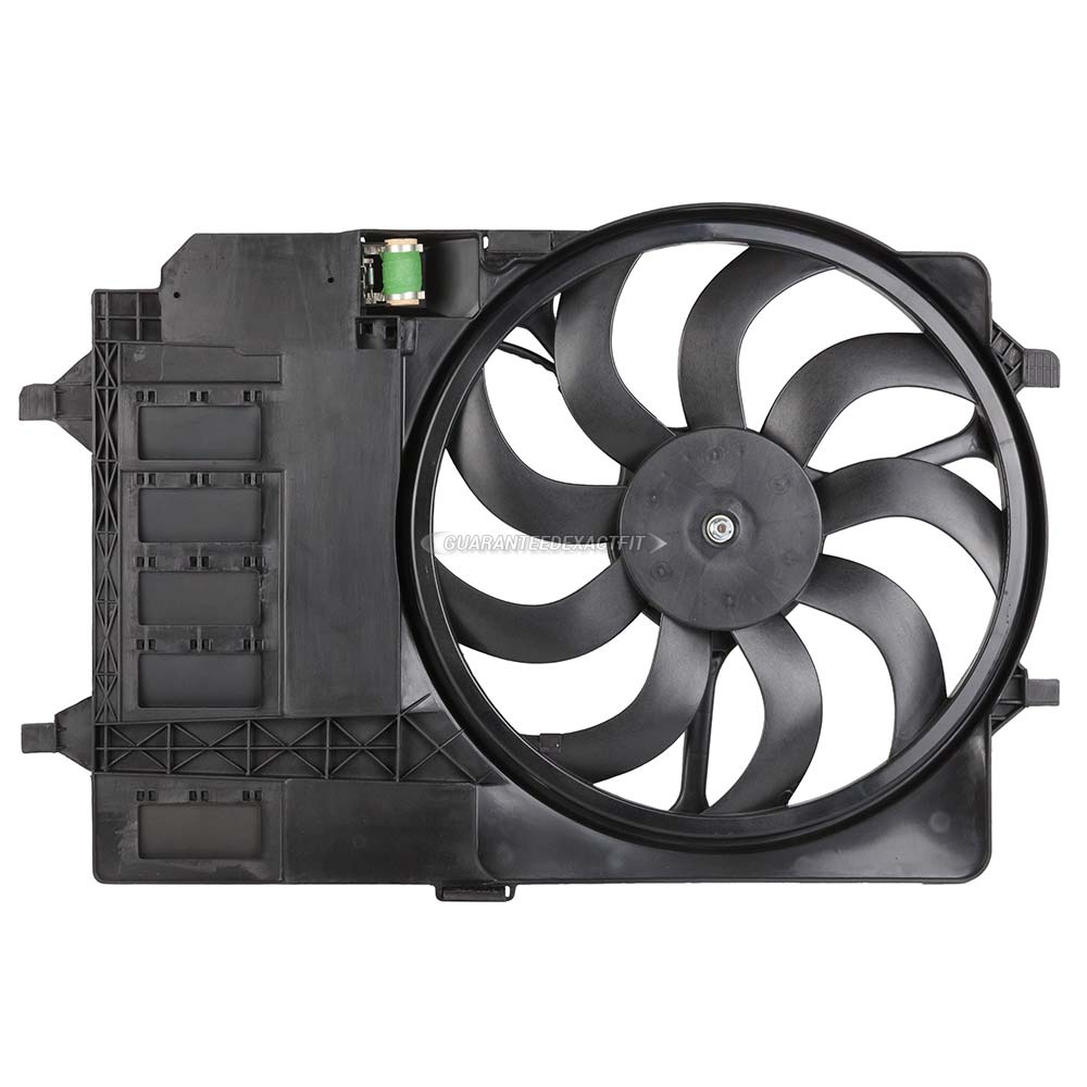 2005 Mini Cooper Cooling Fan Assembly Radiator Side All Models 19
