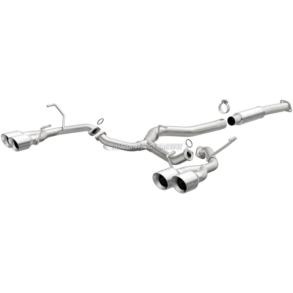 Subaru wrx sti performance exhaust system
