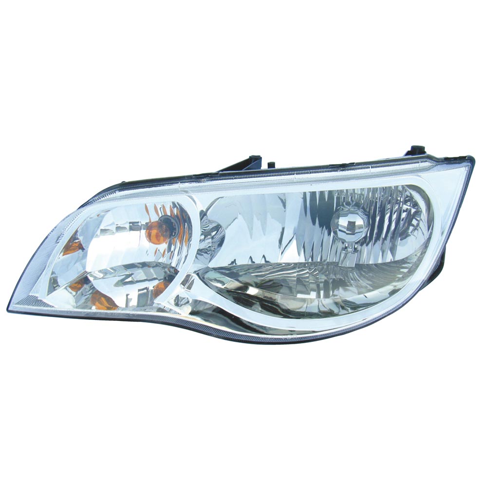 2003 Saturn Ion Headlight Assembly Pair