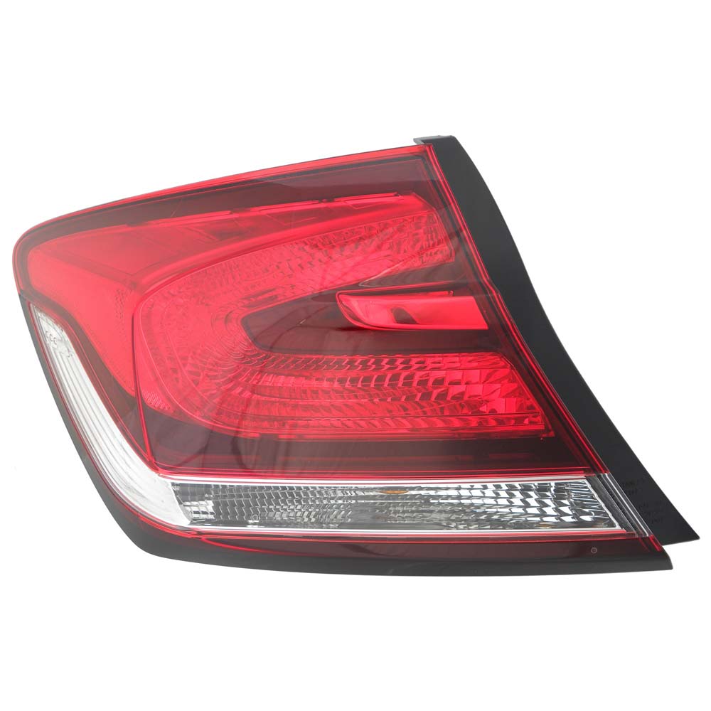2014 Honda Civic Tail Light Assembly Pair