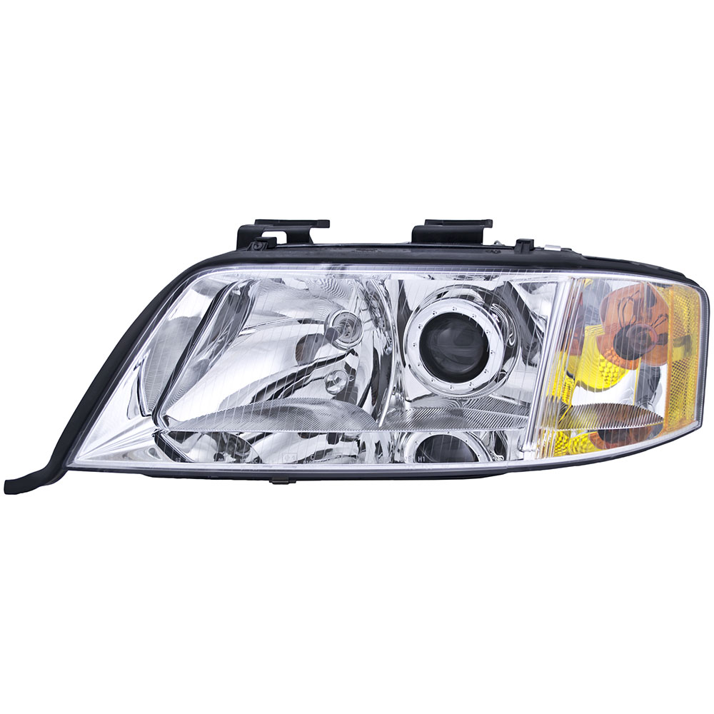 1999 Audi A6 Headlight Assembly Pair