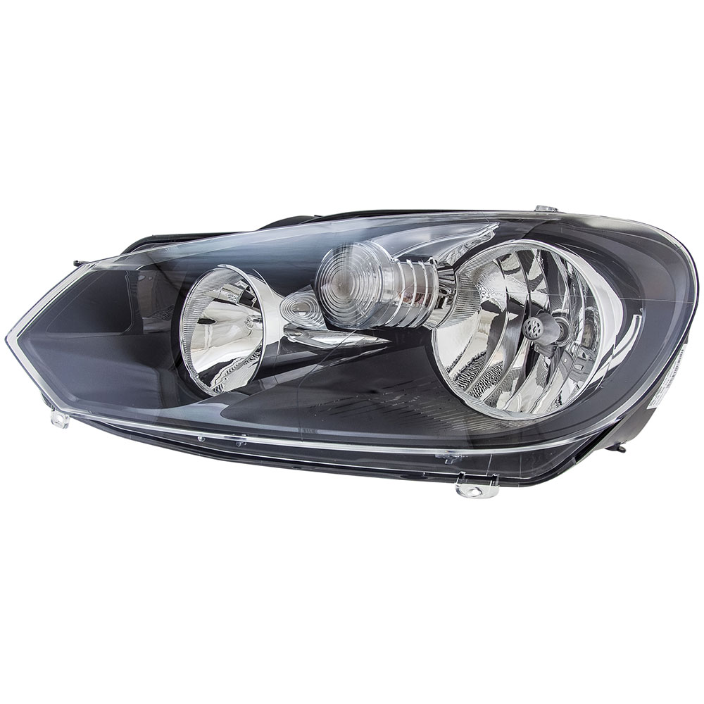 2012 Volkswagen Golf Headlight Assembly Pair