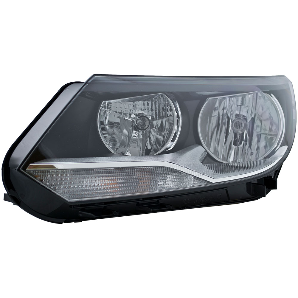 2012 Volkswagen Tiguan Headlight Assembly Left Driver Side Halogen 16